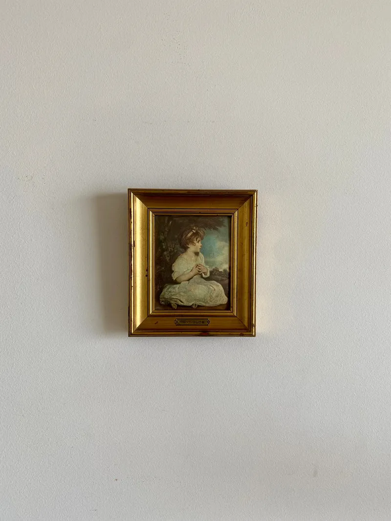 L'âge de l'innocence plaque HELCA martelé à la main par Reynolds