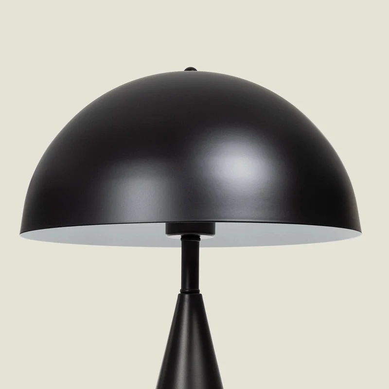 Lampe Champignon Métal Noir