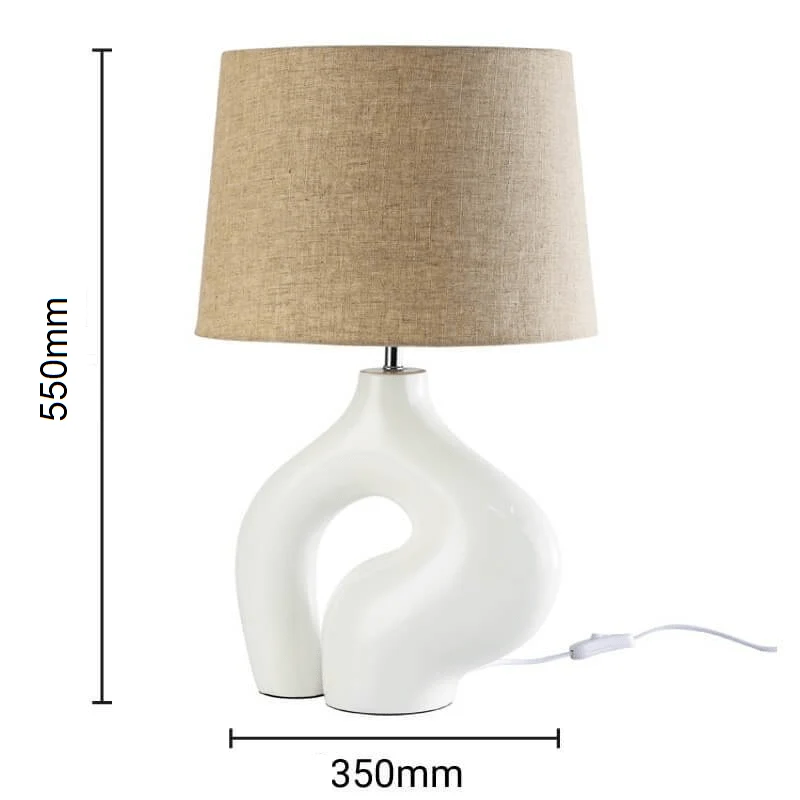 Lampe blanche design