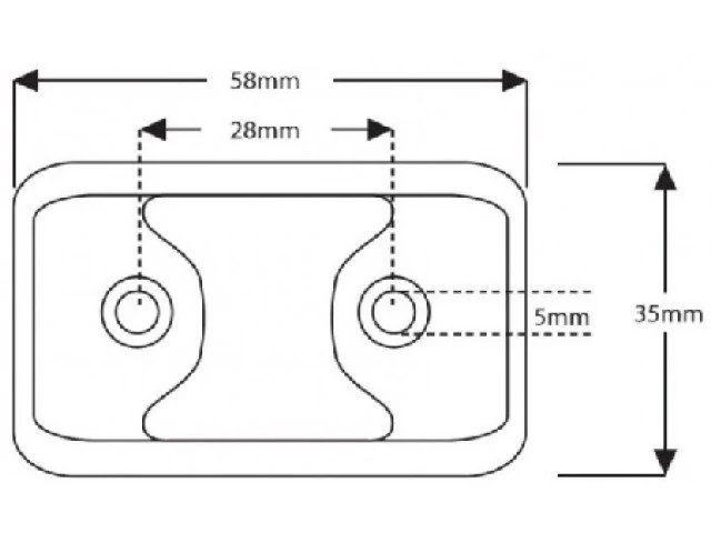 Feu de position arrière à LED / Feux automatiques à LED 58RME