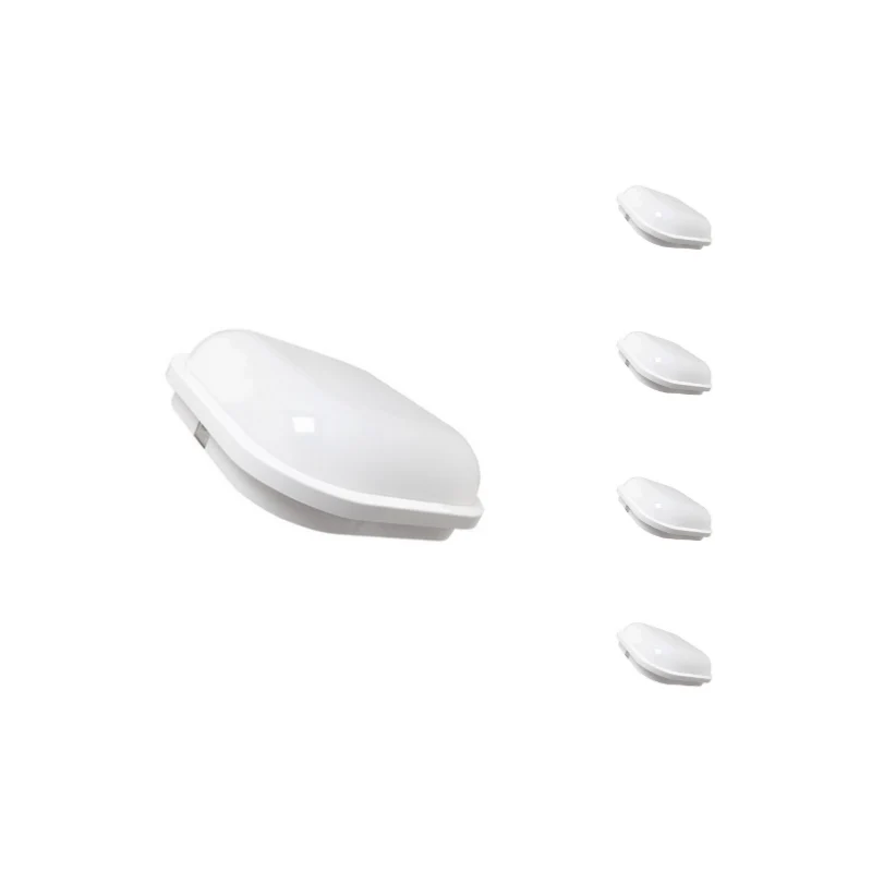 Pack de 5 - Applique LED Murale 20W Blanche Carré IP65