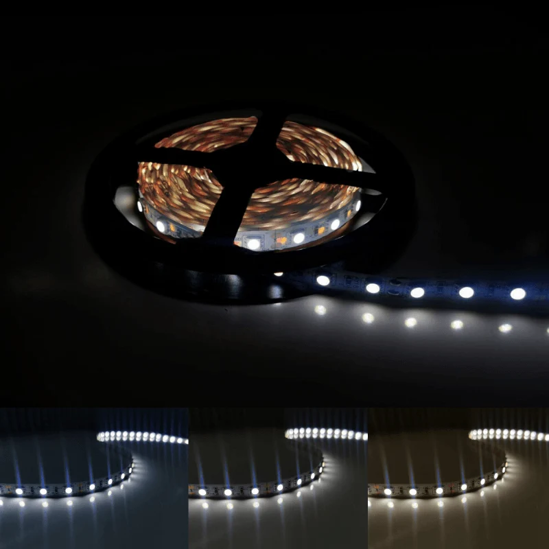 Ruban LED 12V 5M 5050 IP20 60LED/m - Pack de 10