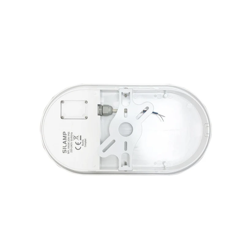 Applique LED Murale 20W Blanche Ovale IP65 - Pack de 5