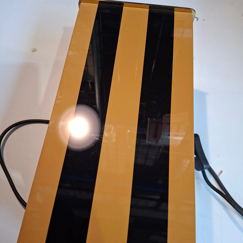 Red Edition Elysée Table Lamp (Black-Mustard) - Second Chance