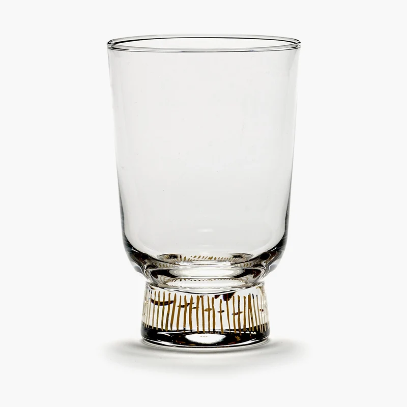 Serax Feast Glass Gold Stripes 33 cl