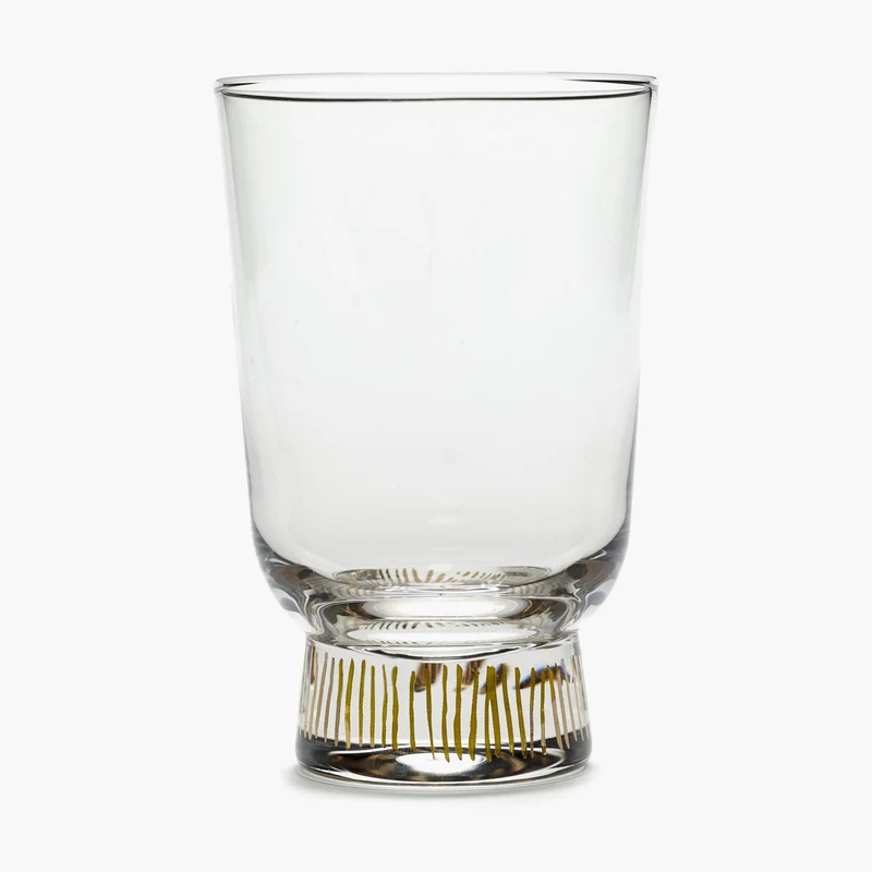 Serax Feast Glass Gold Stripes 33 cl
