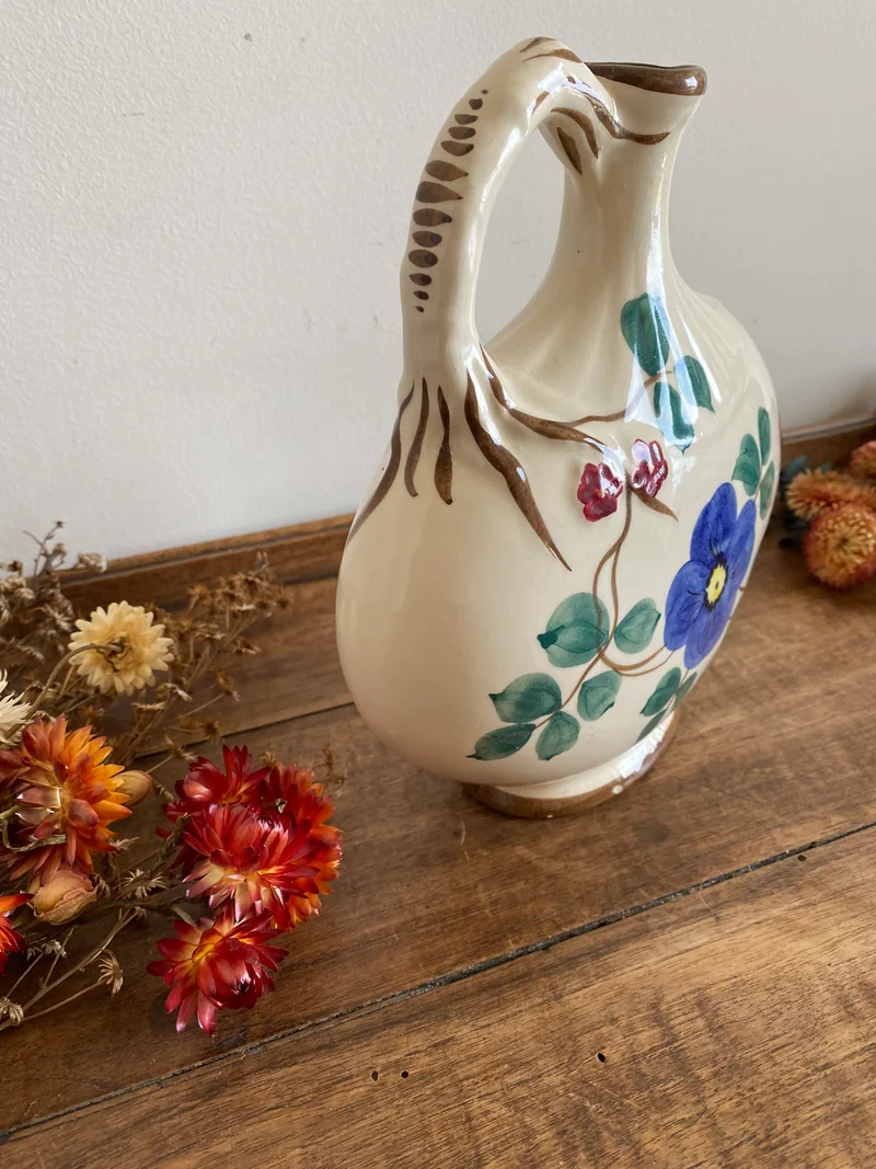 Vase en céramique Saint Clément années 70