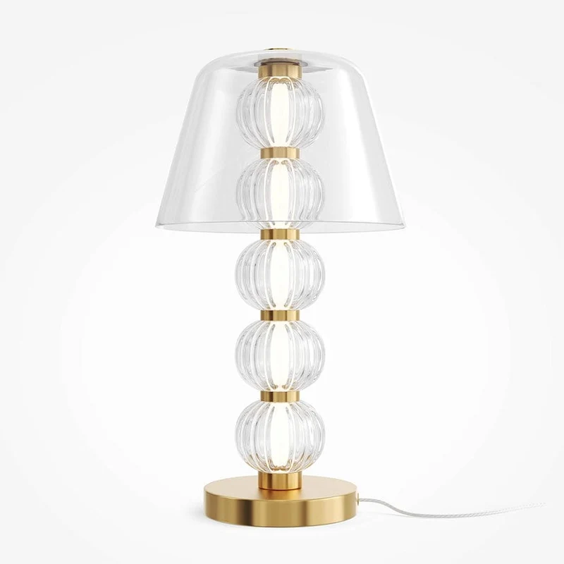 Lampe de Table Cristal Verre Salon