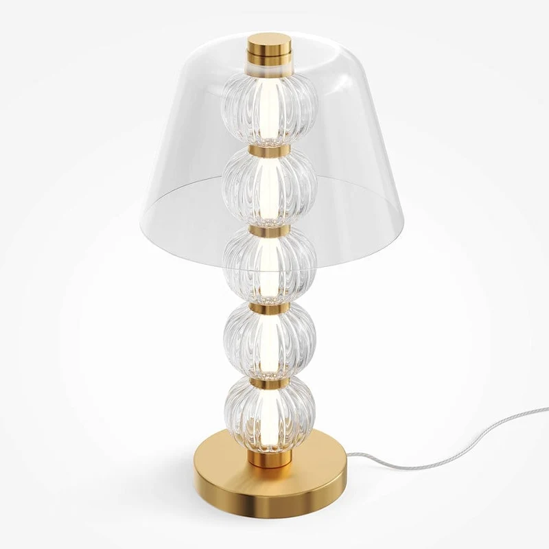 Lampe de Table Cristal Verre Salon