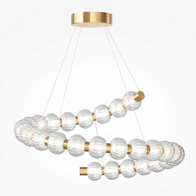 Lustre Verre Moderne Salon