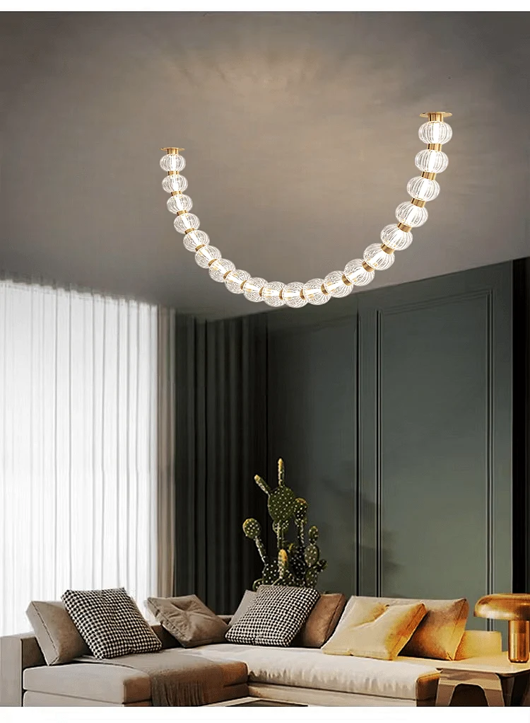 Luminaire Suspendu Moderne Verre Salon