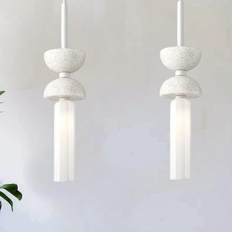 Luminaire suspension marbre gris Chambre