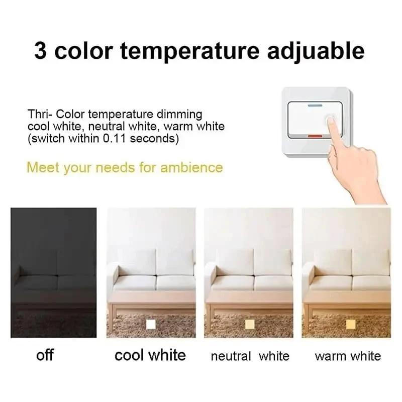 Give Your Home A Total Glow Up With This Sleek Nordic Crystal Wall Sconce Featuring Smooth Three Color Dimming And Top Shelf Led Lighting For Bedrooms And Hallways