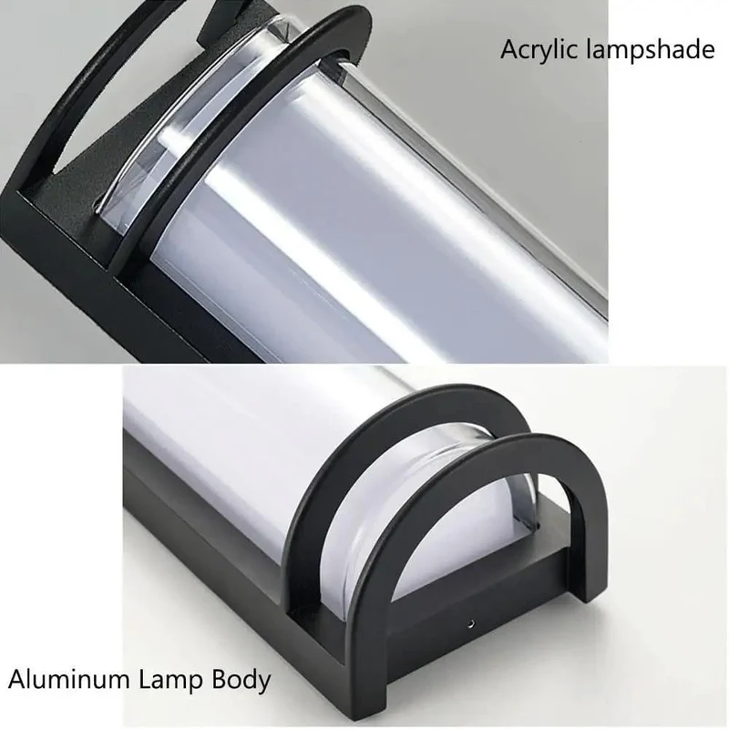 Sleek Black Led Wall Sconce Light Fixture Solid Build Aluminum Cylinder For Indoor Or Outdoor Accent Glow With Clean Minimalist Lines And Top Tier Appeal