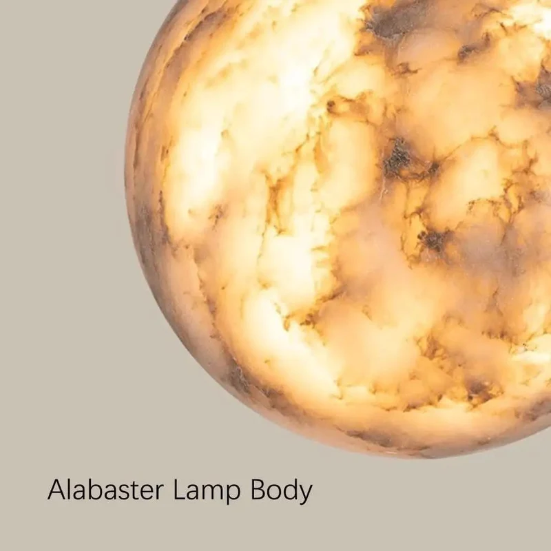 Top Shelf Alabaster Wall Sconce With Translucent Moonlight Glow And Smooth Cloud Texture For Modern Nordic Home Decor That Brings An Absolute Knockout Ambient Vibe To Any Everyday Living Room Space