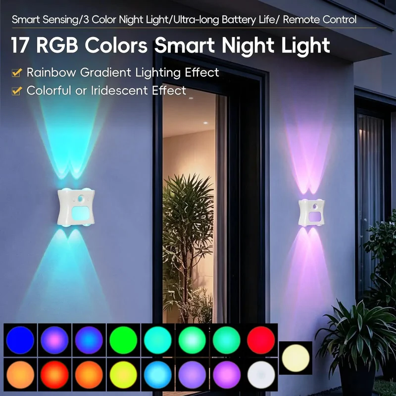 The Real Deal Rechargeable Wireless LED Motion Sensor Light With Remote Indoor Wall Sconce Features Smart Auto Detect Modes And Stress Free Room Setup
