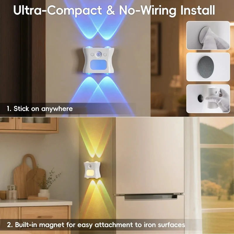 The Real Deal Rechargeable Wireless LED Motion Sensor Light With Remote Indoor Wall Sconce Features Smart Auto Detect Modes And Stress Free Room Setup