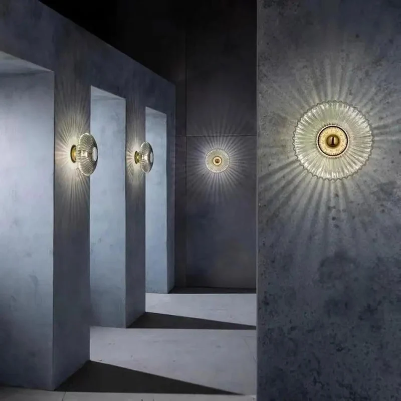 Premium Fluted Glass Wall Sconce With Heavy Gauge Iron Wall Mount And Scalloped Pleated Shade Casting A Chill Radiating Beam For Dope Interior Lighting Vibes