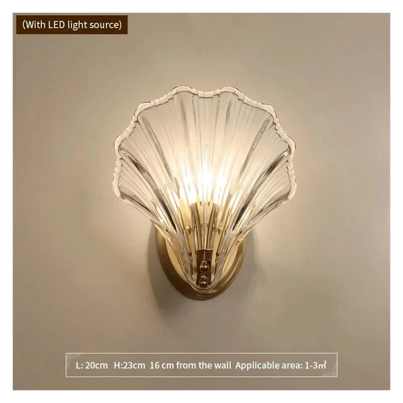 Chic Crystal Wall Sconces Featuring Copper Shell Iron Frame For Bedroom And Hallway Lighting Durable Glass Shade Delivers Rock Solid Performance And Sets A Chill Vibe Upgrade In Any Modern Room
