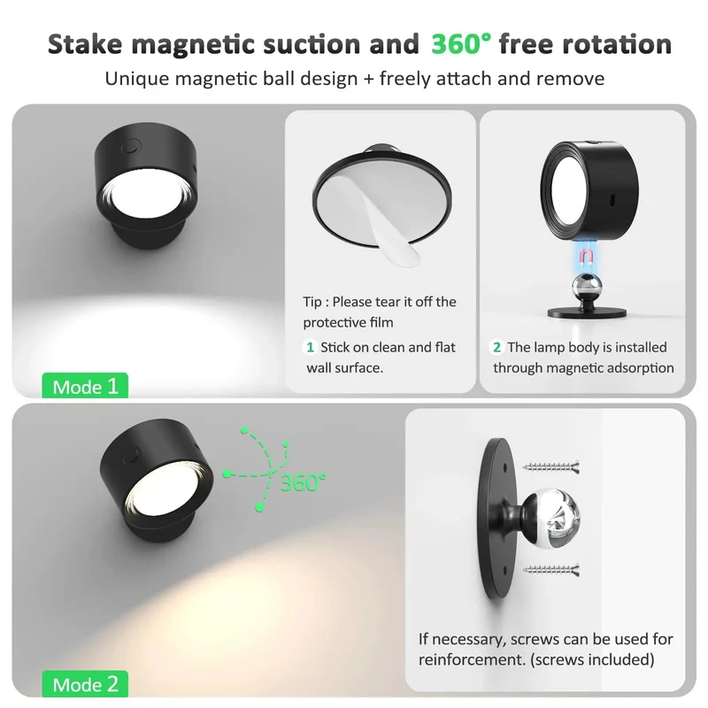 Totally Cordless Led Wall Sconces With Remote Control And Rechargeable Dimmable Bedroom Lighting, Usb Charged Bedside Lamps For Hallways And Modern Home Decor, Pretty Darn Bright Fixtures