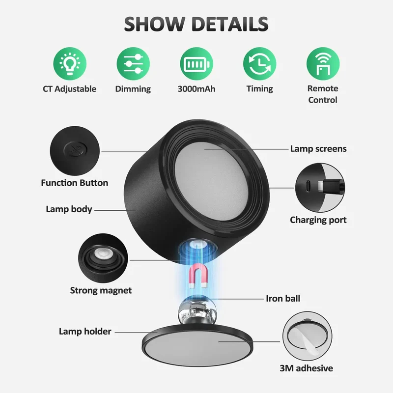 Totally Cordless Led Wall Sconces With Remote Control And Rechargeable Dimmable Bedroom Lighting, Usb Charged Bedside Lamps For Hallways And Modern Home Decor, Pretty Darn Bright Fixtures