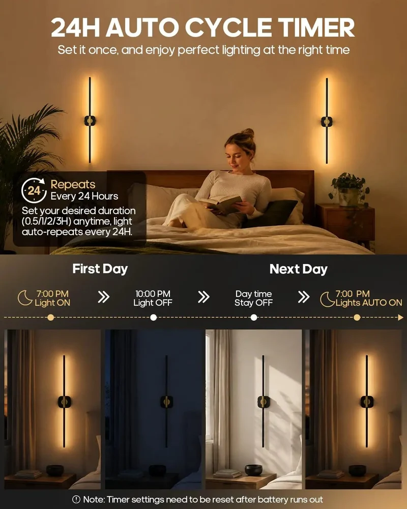 Effortless Quick Swap Rechargeable Rgb Wall Sconce With Extra Spare Battery For Chill Bedroom Cozy Hallway Smooth Staircase Lighting Modern Dimmable Cordless Accent Fixture And Reading Night Light