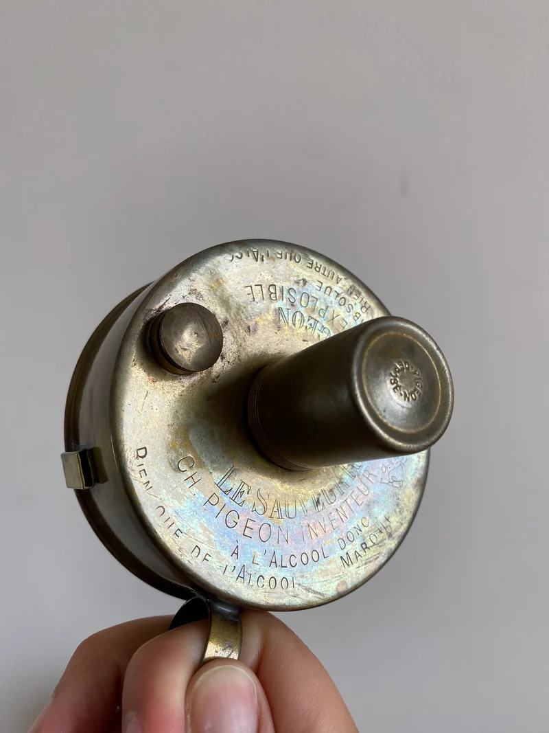 Bouillottes et réchaud anciens