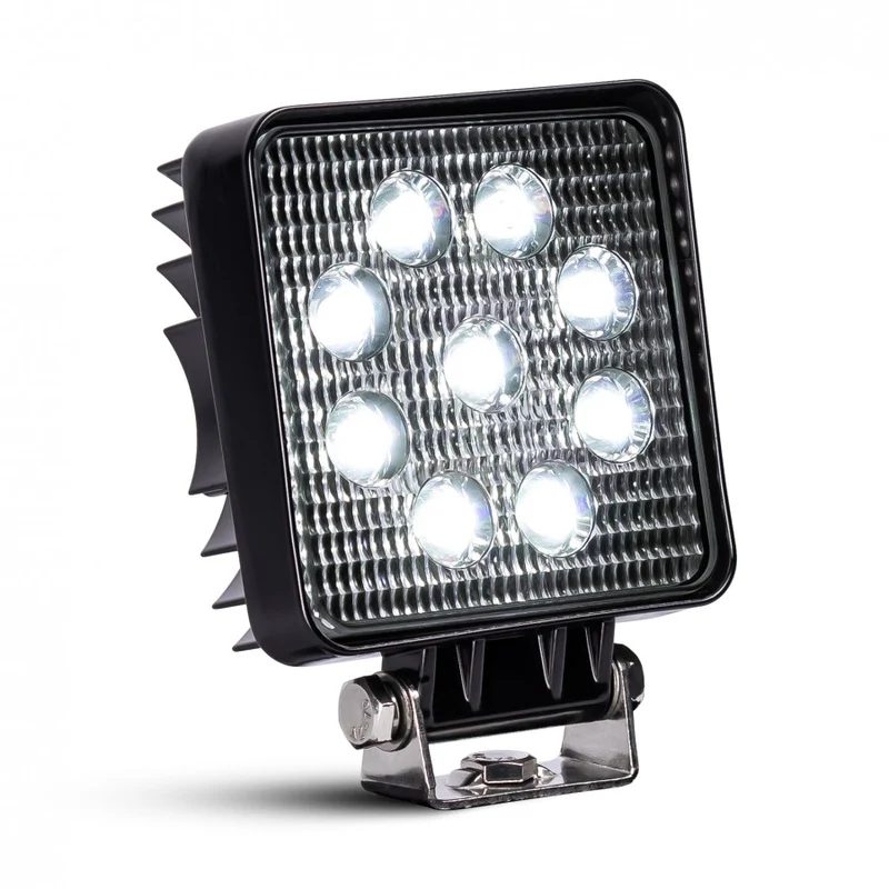 Projecteur de travail LED carré 27 W / 1450 lumens