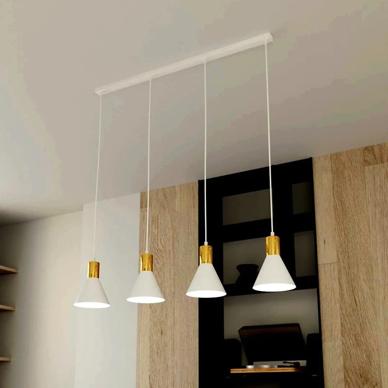 Suspensions Noires Table de Salon