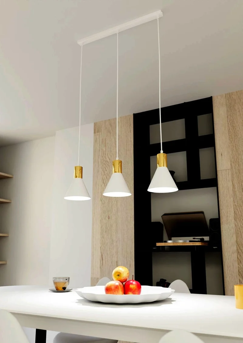 Suspensions Noires Table de Salon