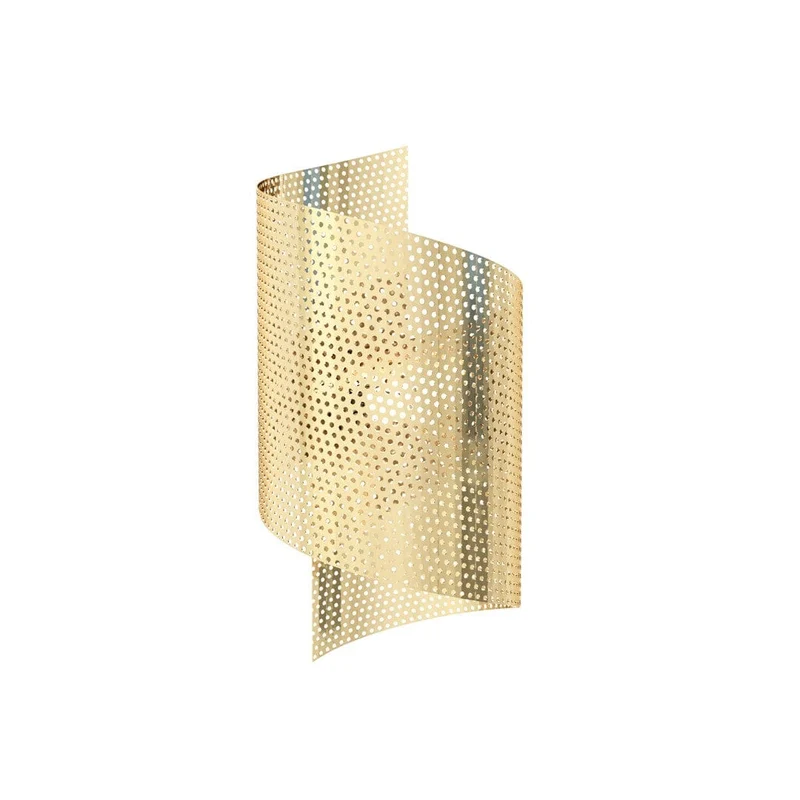 Applique LED spirale noire