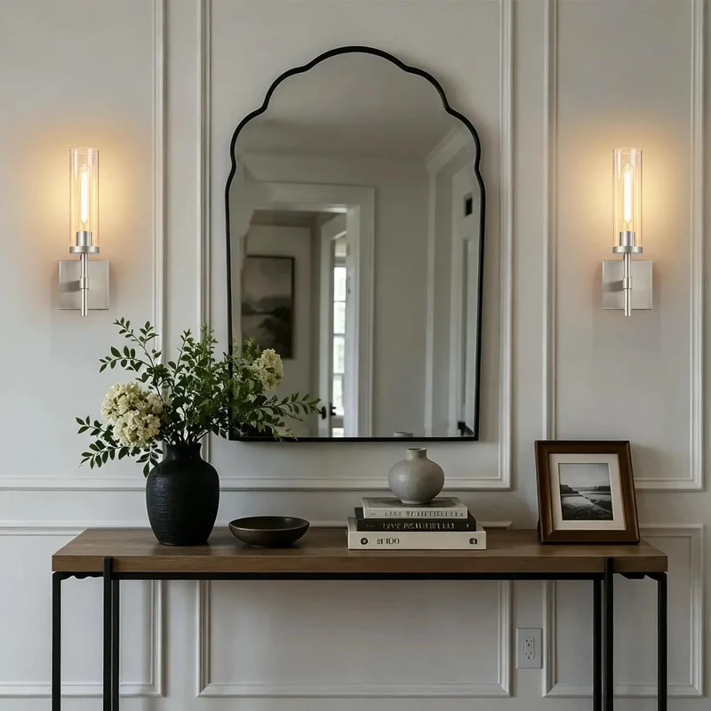 Cordless Brushed Nickel Wall Sconces With Remote And 10000mah Rechargeable Battery Set Of 2 Dimmable Wireless Wall Lights For Bedroom Living Room Bathroom Hallway Hassle Free Setup