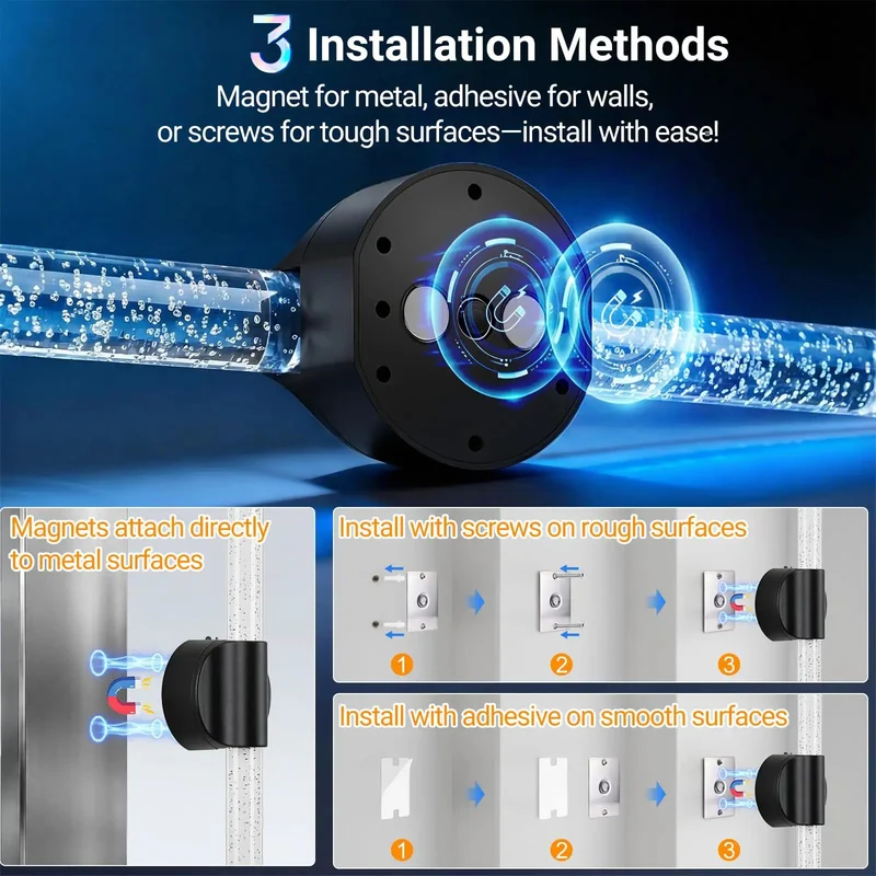 Super Slick Black Battery Operated Wall Sconces Set Of 2 Peel And Stick Led Accent Lighting Modern Luxury Home Decor Zero Hassle Install Total Game Changer Space Upgrade For Living Rooms And Bedrooms