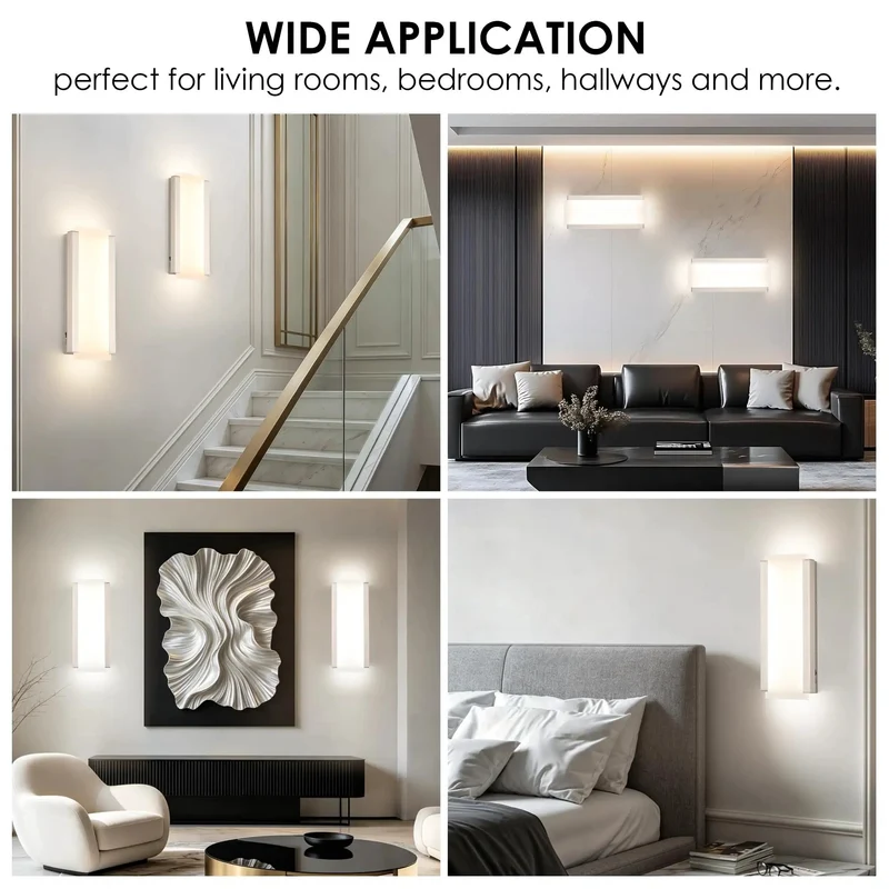 Modern Brushed Nickel Wall Sconces Set Of Two Hardwired Led Lights Featuring Smooth Three Level Dimming And Adjustable Warm To Cool White Glow For A Total Game Changer Room Setup And Chill Decor Vibes