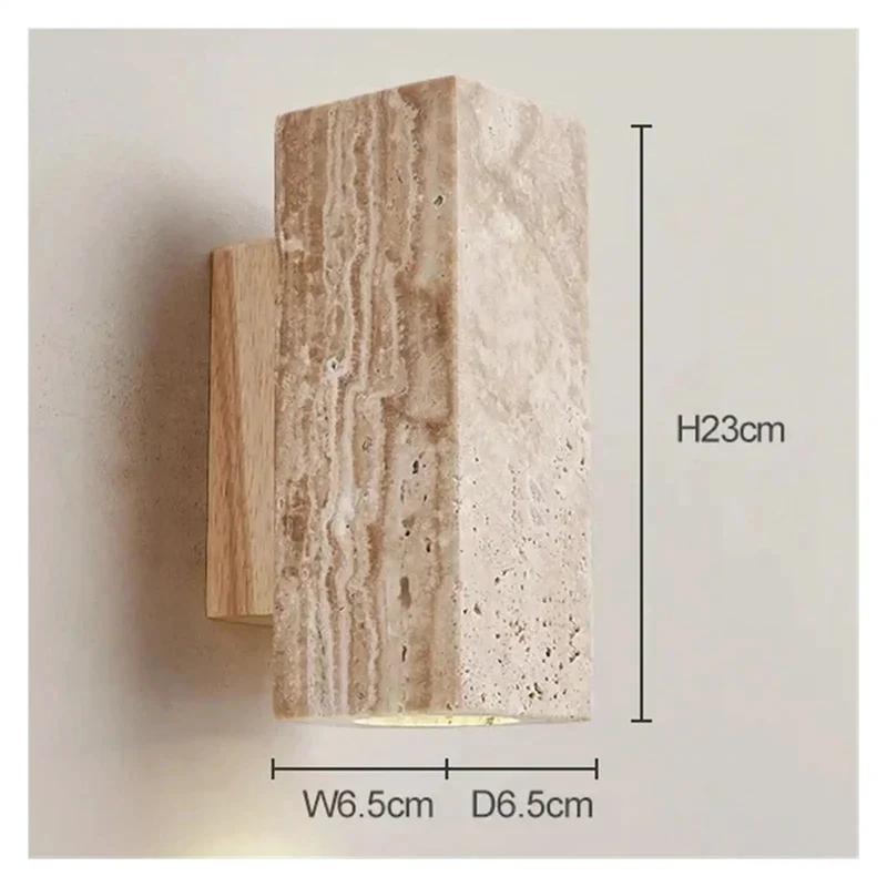 Natural Limestone Led Wall Sconce Providing Top Tier Bidirectional Glow Upgraded For Bedroom Nightstands Stairwell Decor To Bring Game Changing Modern Indoor Lighting Vibes To Your Space