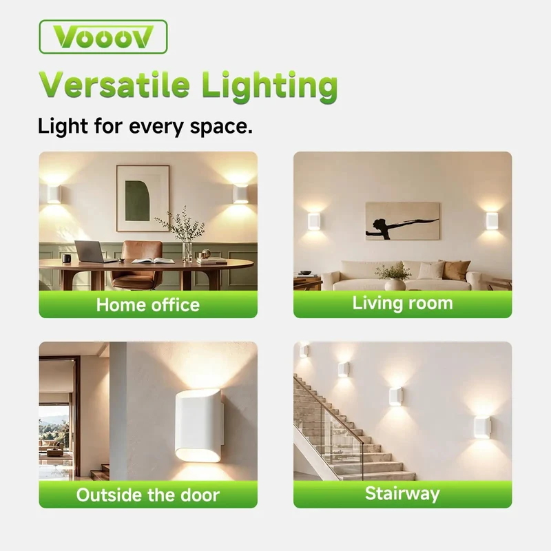 Premium White LED Wall Sconce Featuring Dazzling 5CCT Options And Smooth Dimming 7.9 Inch Wall Lamp Bringing Cozy Vibes To Your Home With Top Tier Flicker Free Glow