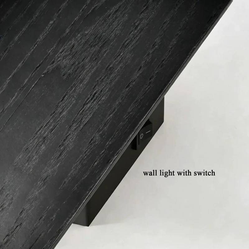 Knockout Flat Wall Sconce With Genuine Wood Panels And A Hassle Free Switch, Up And Down Led Lights Provide Heavy Duty Illumination For Slick Bedroom And Hallway Decor, Retro Modern Fixtures, Top Shelf Warm White Glow