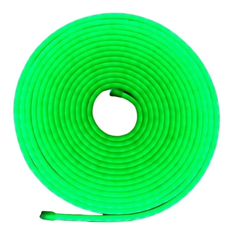 Bande LED néon flexible 12V Vert 8M