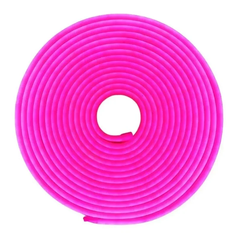 Bande LED néon flexible 12V Rose 6M