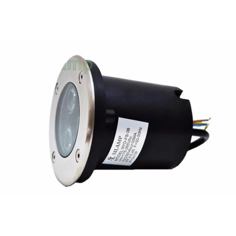 Spot LED Encastrable Extérieur IP65 220V Sol 3W 80° (Lot de 5)