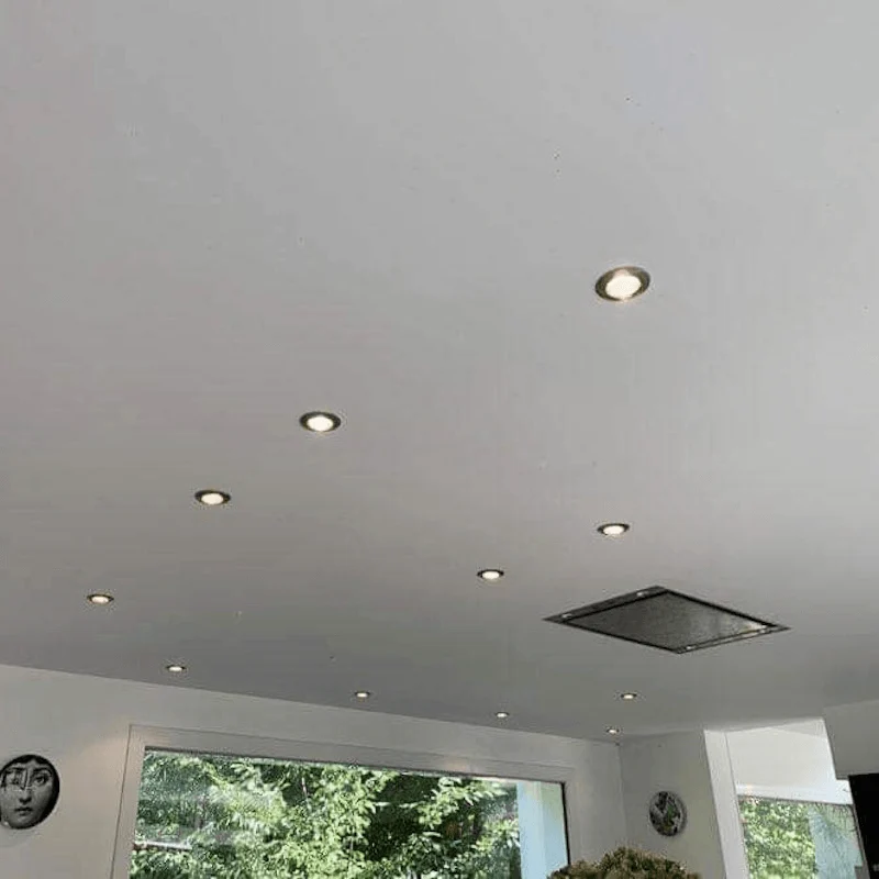 Spot LED Extra Plat Rond ALU 6W - Pack de 5