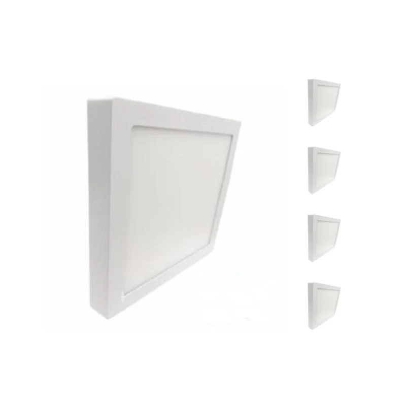 Plafonnier LED 24W 220V Carré - Pack de 5