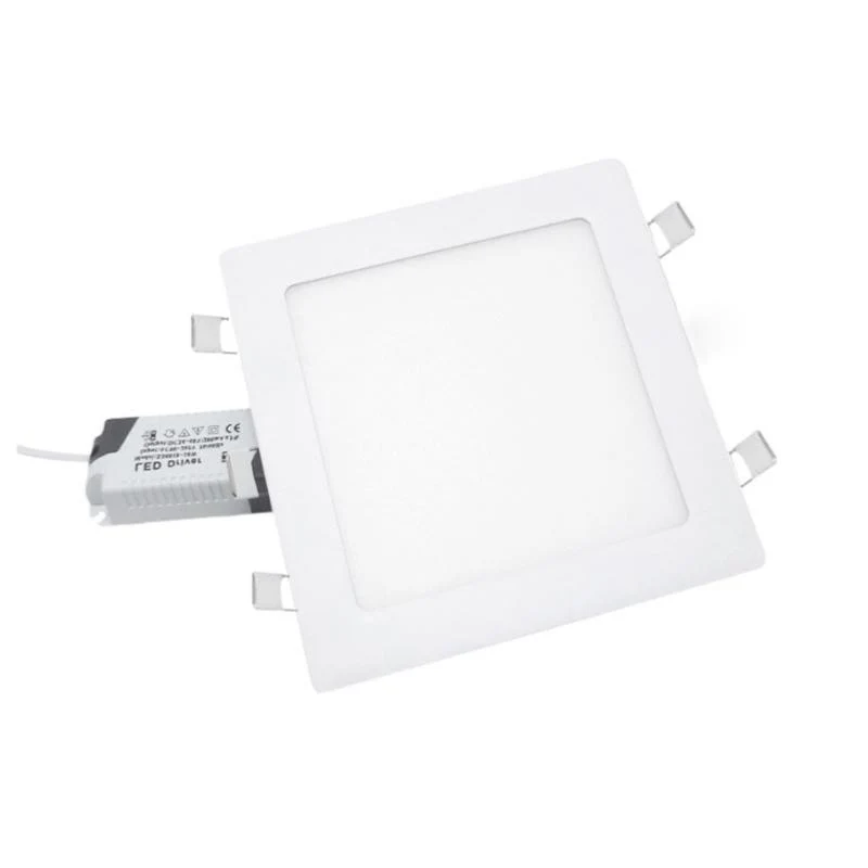 Spot LED Extra Plat Carré 24W Blanc - Pack de 10