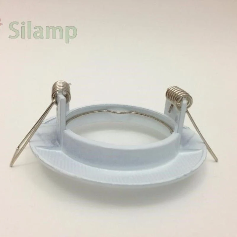 Support Spot GU10 LED Rond BLANC - Pack de 10