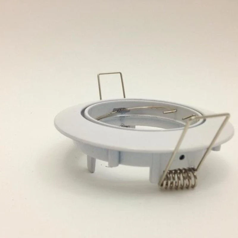 Support Spot GU10 LED Orientable BLANC - Pack de 10