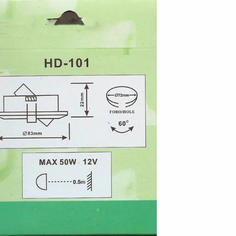 Support Spot GU10 LED Orientable BLANC - Pack de 10