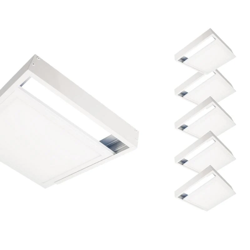 Kit Saillie BLANC pour Panneau LED 60x60 Slim - Pack de 6