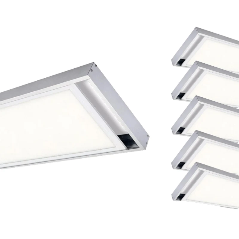 Kit Saillie ALU pour Panneau LED 120x30 Slim - Pack de 6