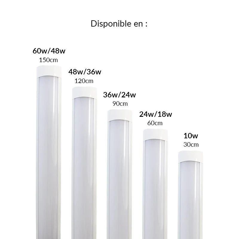 Réglette LED 90cm 24W
