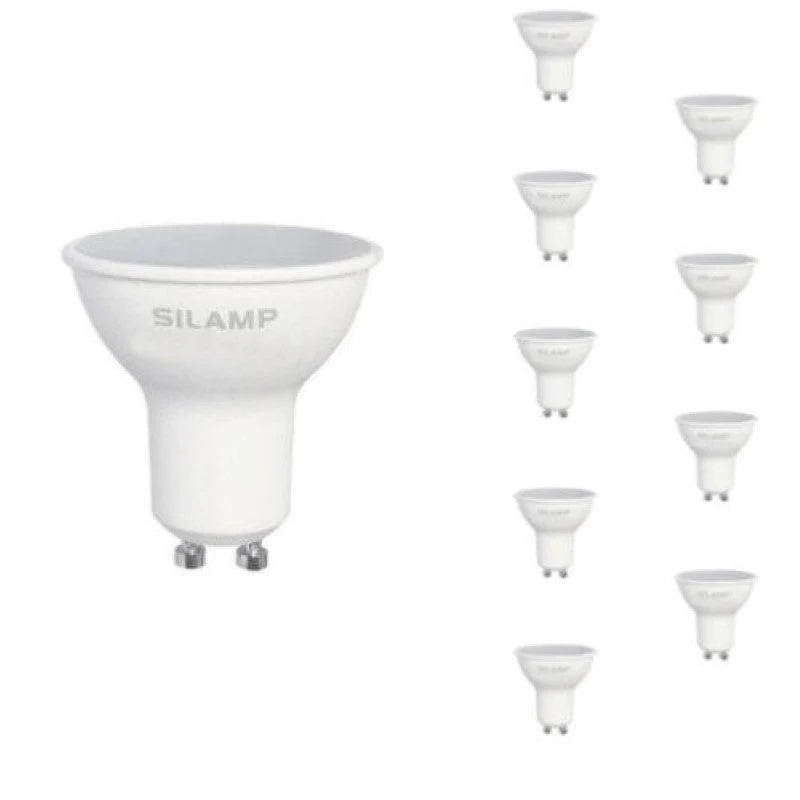Ampoule LED GU10 8W 220V - Pack de 10